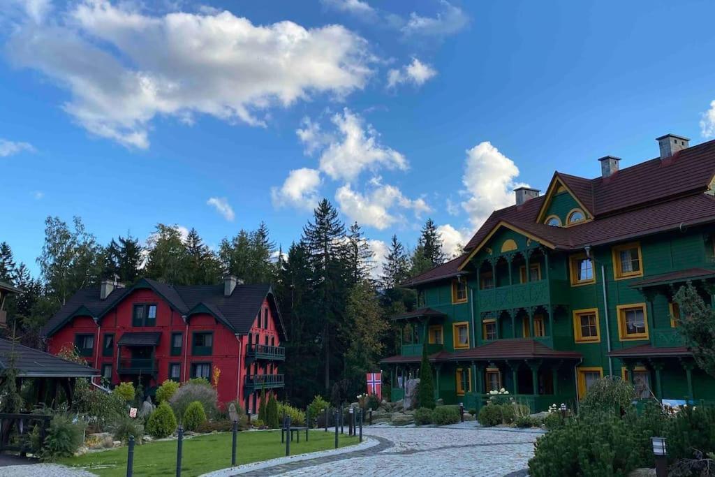 Dolina Wikingow-Apartament Suite Z Tarasem W Ogrodzie, Miejscem W Garazu I Dostepem Do Strefy Wellness Schreiberhau Exterior foto